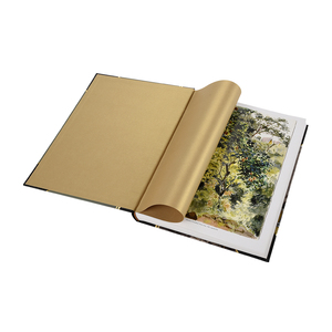 การพิมพ์หนังสือศิลปะสุดหรูแบบพิมพ์ลายด้วยตัวเองพิมพ์ขอบหนังสือลายนูนปกแข็งพิมพ์แบบกำหนดเอง