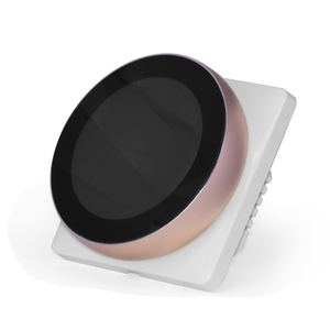 Thermostat Temperatur regler Runde Form Touchscreen WIFI Thermostat Fußboden heizung Drahtloser Raum thermostat Wochen programm - Product Image 3