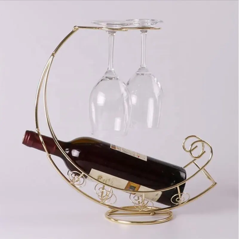 Suporte criativo para copo de vinho tinto, perna alta, decoração de vinho, suporte para vinho em estilo europeu