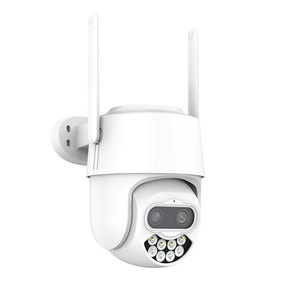WIFI摄像头闭路电视家庭智能安防监控户外高清夜视IP双摄像头8x混合变焦摄像头 - Product Image 1