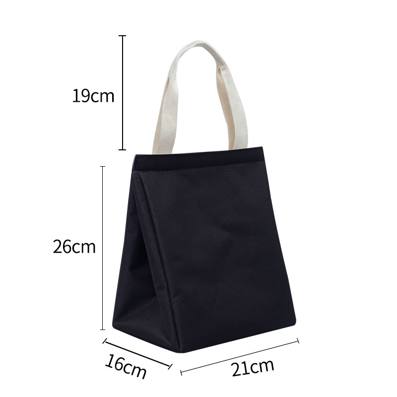 Sac à lunch portable étanche noir