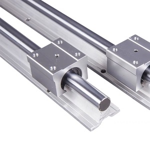 <strong>CNC</strong> Aluminum Round <strong>Linear</strong> <strong>Guide</strong> Rail SBR12 16 20 22 25 28 30 and <strong>Linear</strong> Slide Block SBR12UU SBR12LUU - Product Image 5