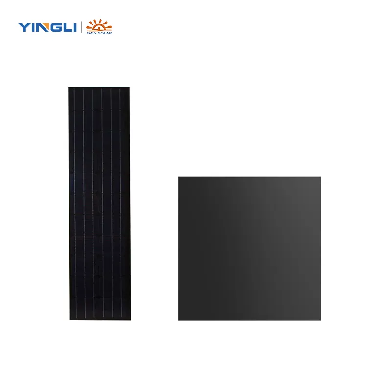 Pannello solare full black tutti i sistemi solari classici per la casa montaggio pannello fotovoltaico in pietra lamiera piegata piastrelle
