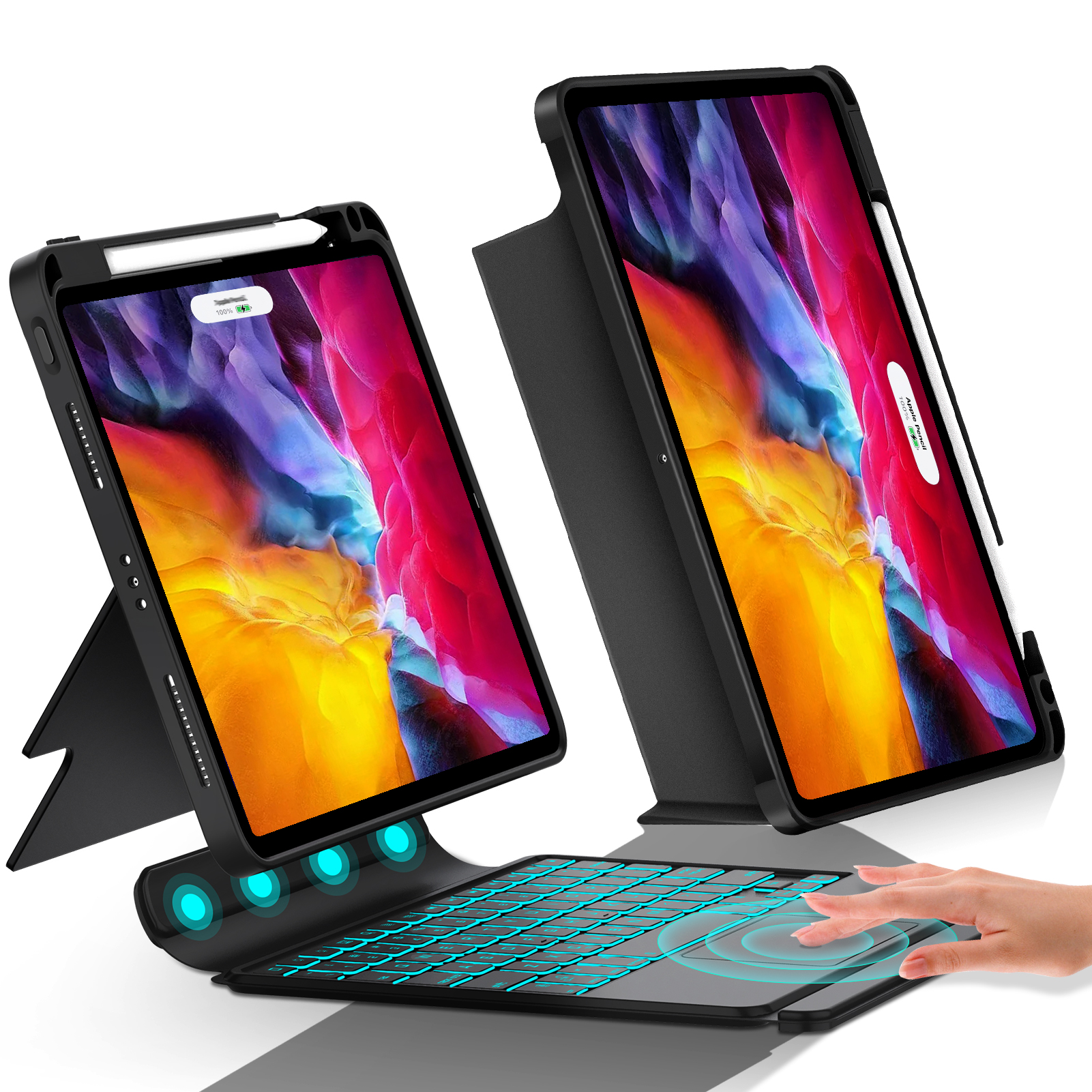 Pour iPad Pro 2e génération Noir