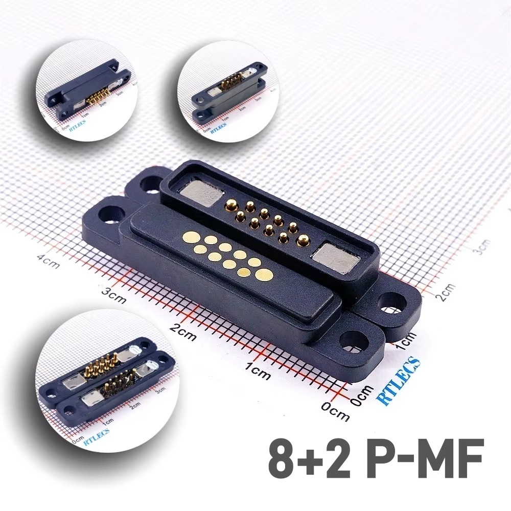 Black 2 Plus 8 Pin PCB Solder