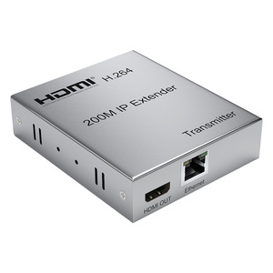 200M H.264 HDMI IP Extender IR-Steuerung Cat5e Cat6 Netzwerk HDMI Matrix USB RJ45 Ausgang 12V Eingang Unterstützt HDMI Loop Metal