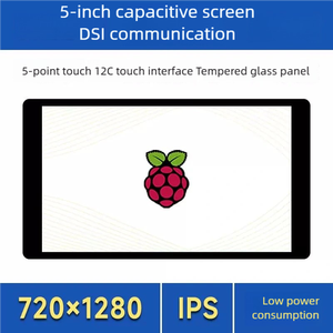 Raspberry PI 4/5 5-Zoll-DSI-kapazitives Touchscreen-IPS-Display Voll laminierung prozess Gehärtete Glasscheibe
