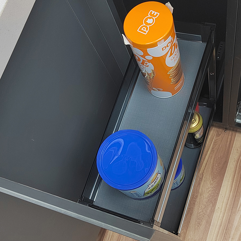 Popular Multi-functional Pull Out Soft Closing Kitchen Cabinet Accessories Drawer Seasoning Basket