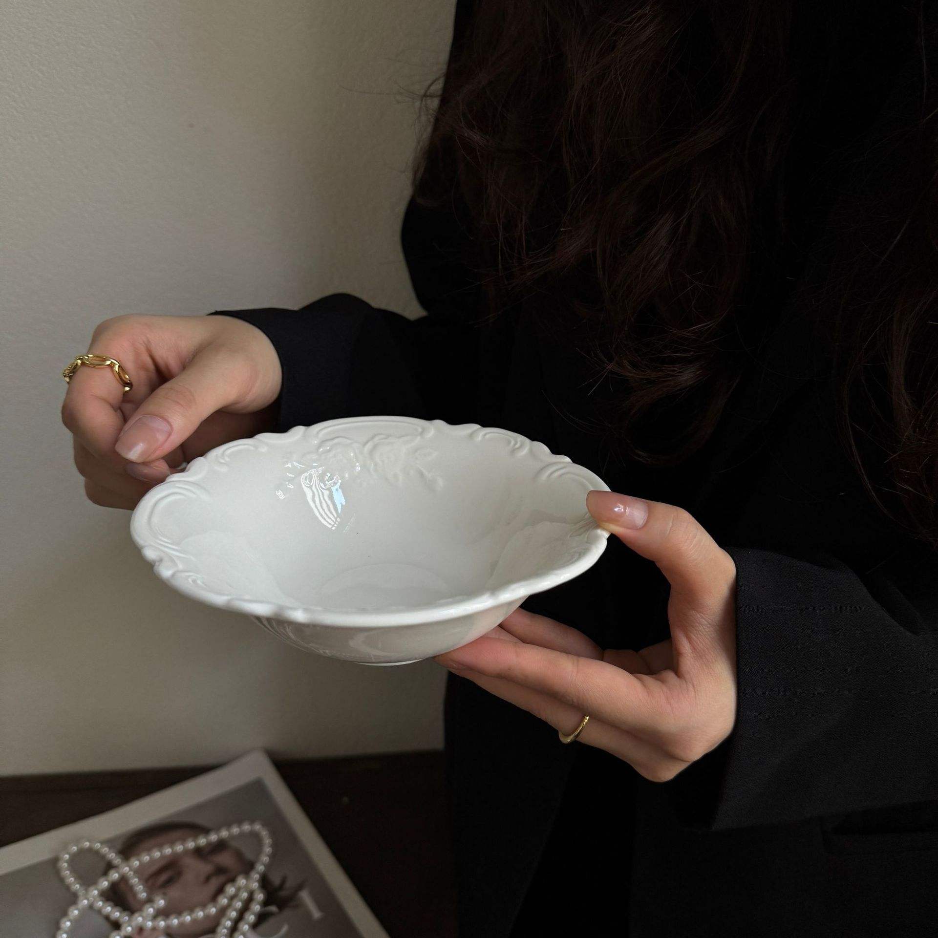 Flower Dessert bowl: 15*4.5