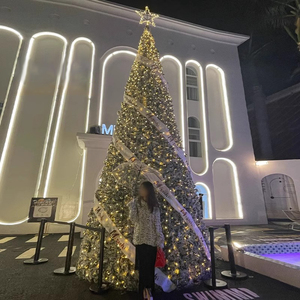 5M 6M 8M 9M 10m lập trình lớn giáng sinh LED khổng lồ chiếu sáng ngoài trời nhân tạo lớn 4M giáng sinh Xmas Tree - Product Image 2