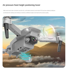 Aijh โดรน E88พร้อมกล้องคู่ความละเอียด HD WiFi FPV การควบคุมแอปคอร์ดคอบเตอร์หนึ่งปุ่มถอดโดรน RC - Product Image 4