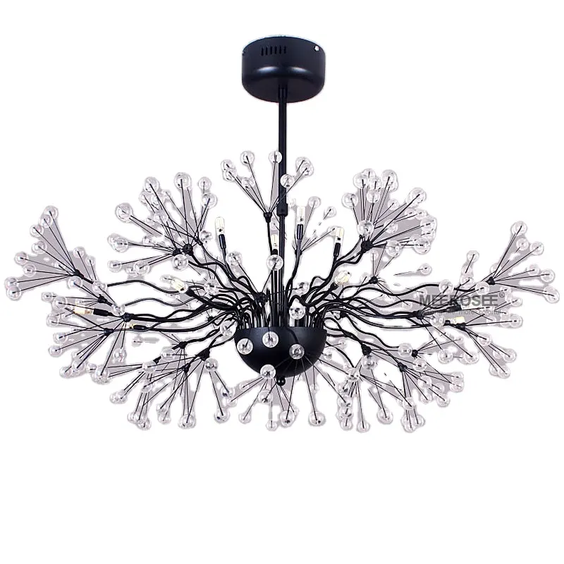 Meerosee lustre de vidro vintage, luminária suspensa de vidro francês, lustre de vidro md2396