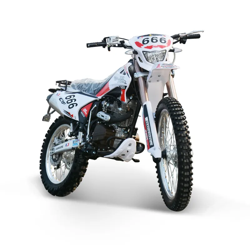 Bicicleta todoterreno de motocross de gas, con refrigeración de aire de un solo cilindro, 250cc y 150cc, para adultos