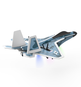 DWI Dowellinリモートコントロール飛行機玩具-2CH 2.4G RC飛行機ライト付きリモートコントロール飛行機フォームRC戦闘機 - Product Image 1