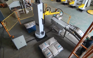 Four Axis <strong>Loading</strong> and <strong>Unloading</strong> <strong>Robot</strong> Cement Bag Palletizer <strong>Machine</strong> - Product Image 6
