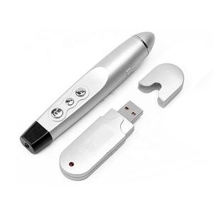Puntatore di volo del telecomando del presentatore Wireless Laser rosso per la presentazione del punto di alimentazione PP1000 Apresentador Clicker - Product Image 1