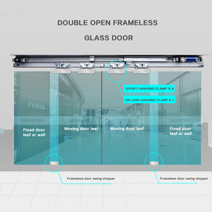 Novo Modelo 150 Sistema Elétrico Automático de Porta Deslizante/push-and-pull Sistema De Portas De Vidro Deslizante Escritório Edifício Apartamento