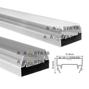 Led gergi tavan için yüksek kaliteli alüminyum Led profilli aydınlatma şeritleri Led Profil alüminyum Profil - Product Image 2