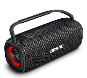 Tragbare Home Stereo Sound Party Camping Outdoor Bass OEM Drahtlos Leistungs starker Subwoofer RGB Kunden spezifische wasserdichte Spieluhr