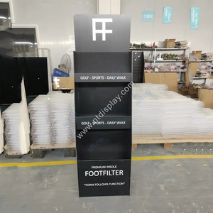 POS定制鞋店多层金属pvc展示架袜子鞋垫展示架 - Product Image 4