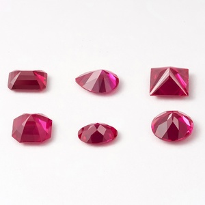 High Quality Lab Grown <strong>Rubies</strong> Artificial Grown Colored 1-3 Carat Shaped Round Recycled <strong>Rubies</strong>