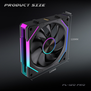 Lovingcool готов к отправке 120 мм игровой компьютер RGB Охлаждающие вентиляторы PWM 4pin SYNC 5v 3Pin ARGB беспроводной конструктор модульные вентиляторы - Product Image 6