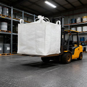 Superzakken Veiligheidsfactor 5:1 Platte Bodem <span class=keywords><strong>Pp</strong></span> Geweven Fibc Bulk Jumbo Zakken 1000Kg <span class=keywords><strong>Container</strong></span> Met Hoge Capaciteit - Product Image 4
