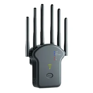 U10WiFiエクステンダー信号ブースター1200Mbps家庭用デュアルバンドワイヤレスインターネットリピーターおよび信号増幅器簡単なセットアップ