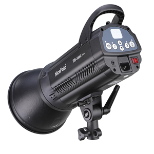 NiceFoto TB-300C 300W Studio 闪光灯快速回收时间触摸式控制面板室内照明摄影设备 - Product Image 2