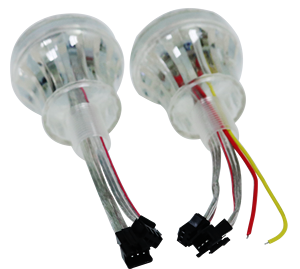 DC 24V 4.32W RGB renk LED piksel ışık programlanabilir 60mm ucslandscape dijital lamba için PC vücut için peyzaj eğlence kullanımı - Product Image 2