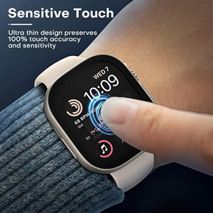 เคสป้องกันหน้าจอกระจก PC ใสสำหรับ Apple Watch 45มม. 49มม. 41มม. 44มม. เข้ากันได้กับ iWatch Series 10 9 8 7 - Product Image 3