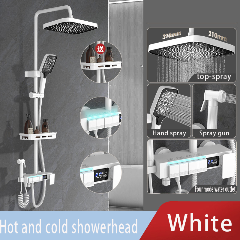 Mezclador frío caliente blanco