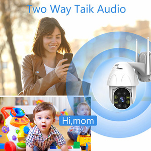 1080P全高清2MP WiFi圆顶安全摄像机，带360视角夜视和云数据存储家庭闭路电视系统 - Product Image 3