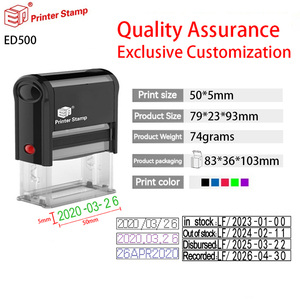 Tùy chỉnh tự-mực con dấu cao su cho văn phòng sử dụng ngày + văn bản tem cho tiền gửi Ngân hàng nhận được trả tiền fax gửi qua <span class=keywords><strong>email</strong></span> tem - Product Image 5