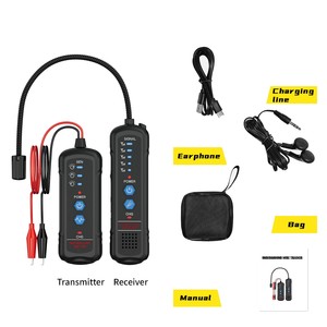 <strong>Cable</strong> Locator Electrical Circuit Tracer with Earphone Detects Buried Power <strong>Cable</strong>/Telephone Line <strong>Cables</strong> - Product Image 6