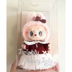 Labubu SweetheartシリーズMokokoクリスマス光沢のあるおとぎ話PVC樹脂玩具光沢のあるビニールバブルペンダントぬいぐるみ動物冷凍
