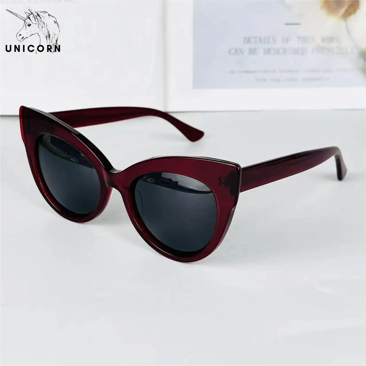 99162 nueva moda marco cuadrado grandes gafas de sol Placa de alta calidad forma vintage gafas de sol de acetato polarizadas