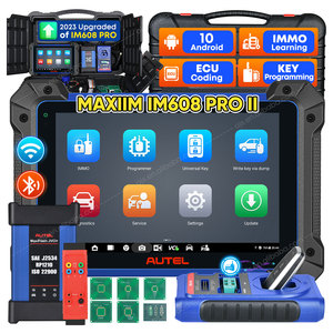 Autel tienda oficial Maxiim IM608PRO II herramienta de programador de llave de coche IMMO IKEY máquina de programación Altar Auto diagnóstico OBD2 escáner