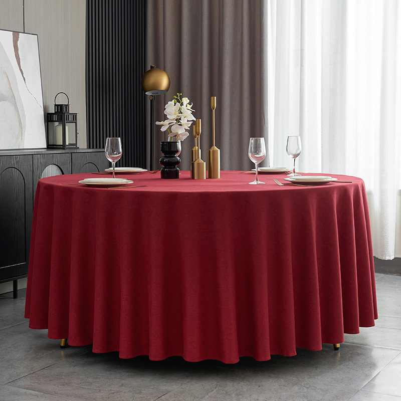 Red cotton and linen texture 28#waterproof