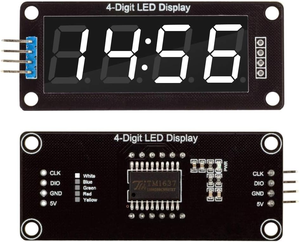 M1637 0,56 "LED-Anzeige Digital Tube 7 Segment 4-stellige Uhr Doppel anzeigen - Product Image 6