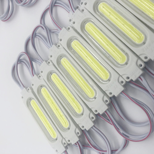 โมดูล COB กันน้ำ2W กล่องไฟ LED สัญลักษณ์ตัวอักษร12V โมดูลหัวฉีดเลนส์เปล่งแสงสีเขียวเหลือง DC 12V อินพุต - Product Image 2