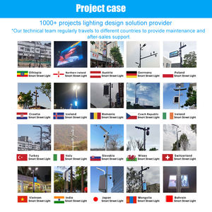 מותאם אישית IP65 חיצוני עמיד למים מרובה הוביל אור רחוב חכם עם מצלמת cctv - Product Image 6