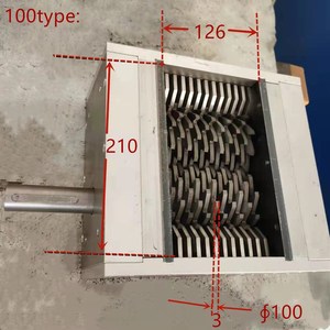 Küçük mini shredder100 geri dönüşüm hiçbir gürültü kirliliği masaüstü kırma parçalama makinesi laboratuvar ofis kullanımı makinesi - Product Image 5
