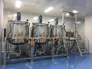 50L 100L真空乳化剤ローションクリーム3000l乳化剤ホモジナイザー200kgs混合ヒーター付き - Product Image 2