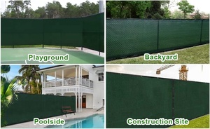 Pantalla de valla de privacidad Hdpe de alta densidad de 6 'x 50', red de protección contra el viento, red cortavientos para balcón - Product Image 6