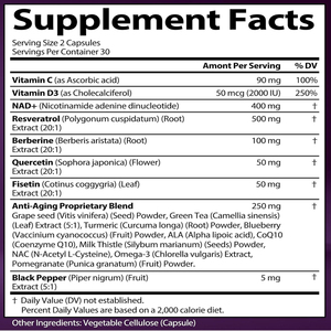 Kangmao OEM ODM Nicotinamide Adenine Dinucleotide Suplemento Cápsulas 500mg Resveratrol Nad Saúde Cápsulas para Anti Envelhecimento - Product Image 6