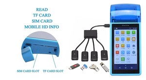 Terminal pos portátil Android, dispositivo pos móvil con impresora de recibos integrada para llevar/restaurante, wifi + nfc - Product Image 2