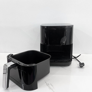 Freidora de aire con Control LCD de 10L, pantalla Digital eléctrica, batería de protección contra sobrecalentamiento de forma cuadrada de plástico para uso doméstico en Hotel - Product Image 4
