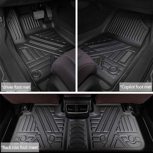 Xiangta Fashion 3D Tpe Anti Slip Car Floor Mat Tpe Car Carpet Mat Making Machine Waterproof Rubber for Byd <strong>Tang</strong> - Product Image 5