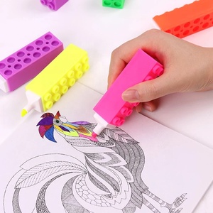 Pennarello evidenziatore creativo a 7 colori con punta a scalpello per bambini graffiti - Product Image 6